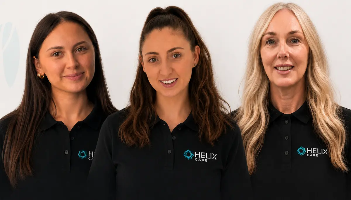 Adriana, Bianca and Lisa Dacampo, the family behind Helix Care